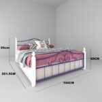 سرير حديد مودرن​