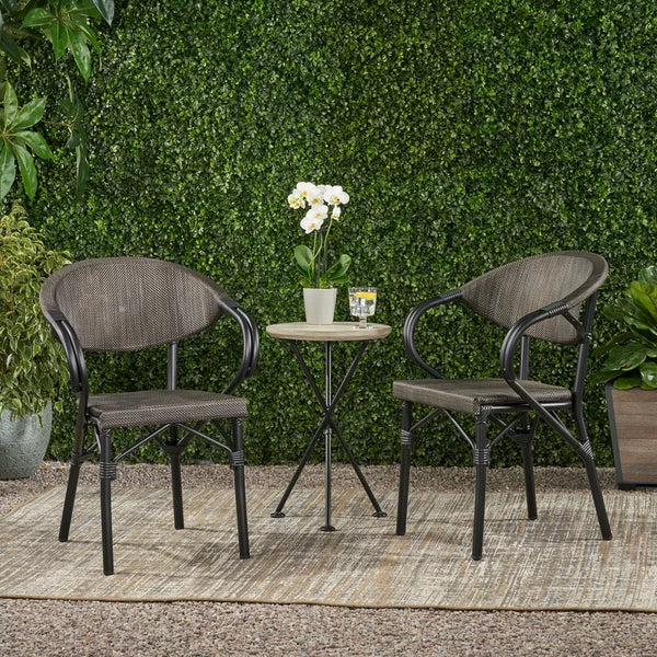 2 iron chairs for restaurants and cafes
