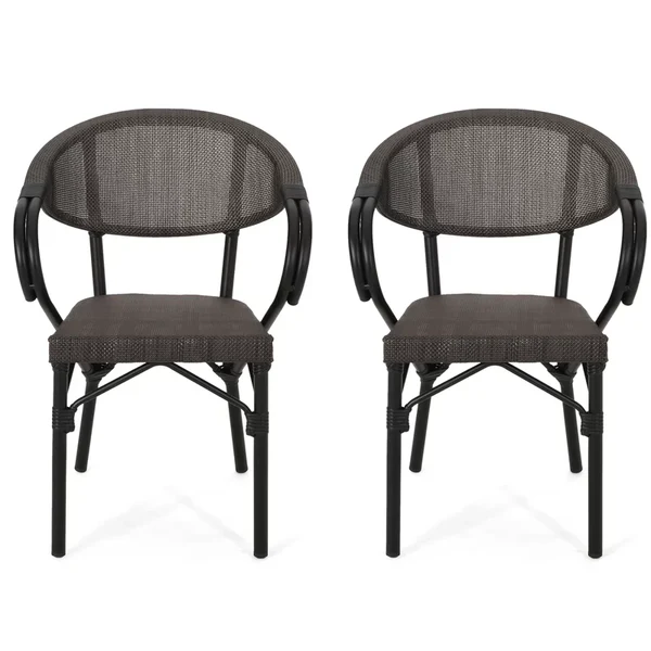 2 iron chairs for restaurants and cafes3