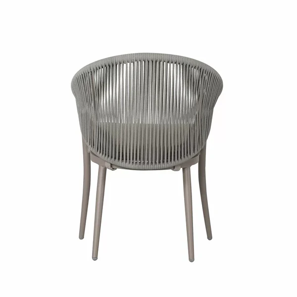 Metal rope chair for restaurants and cafes1